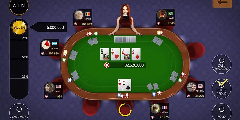 Game bài Texas Hold’s em nức tiếng